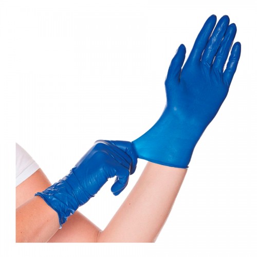 LUVA LATEX AZUL S/PÓ SOFT BLUE (100unid) LUVA LATEX AZUL S/PÓ SOFT BLUE (100unid)